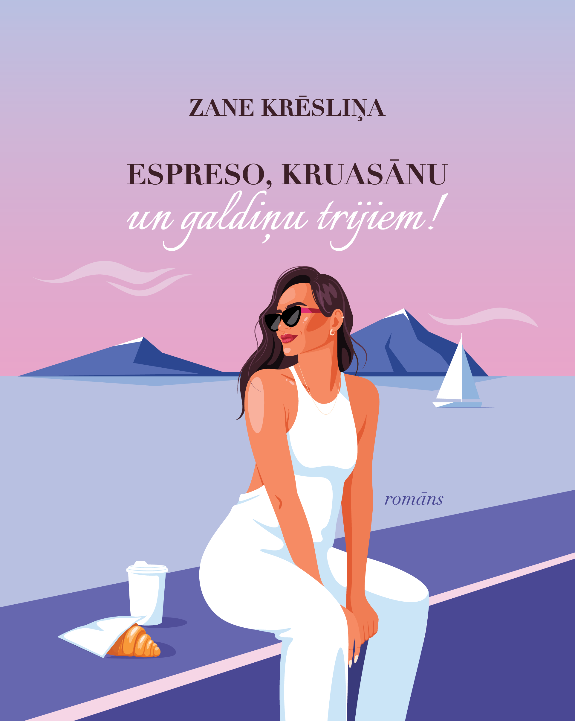 Espreso, kruasānu un galdiņu trijiem!
