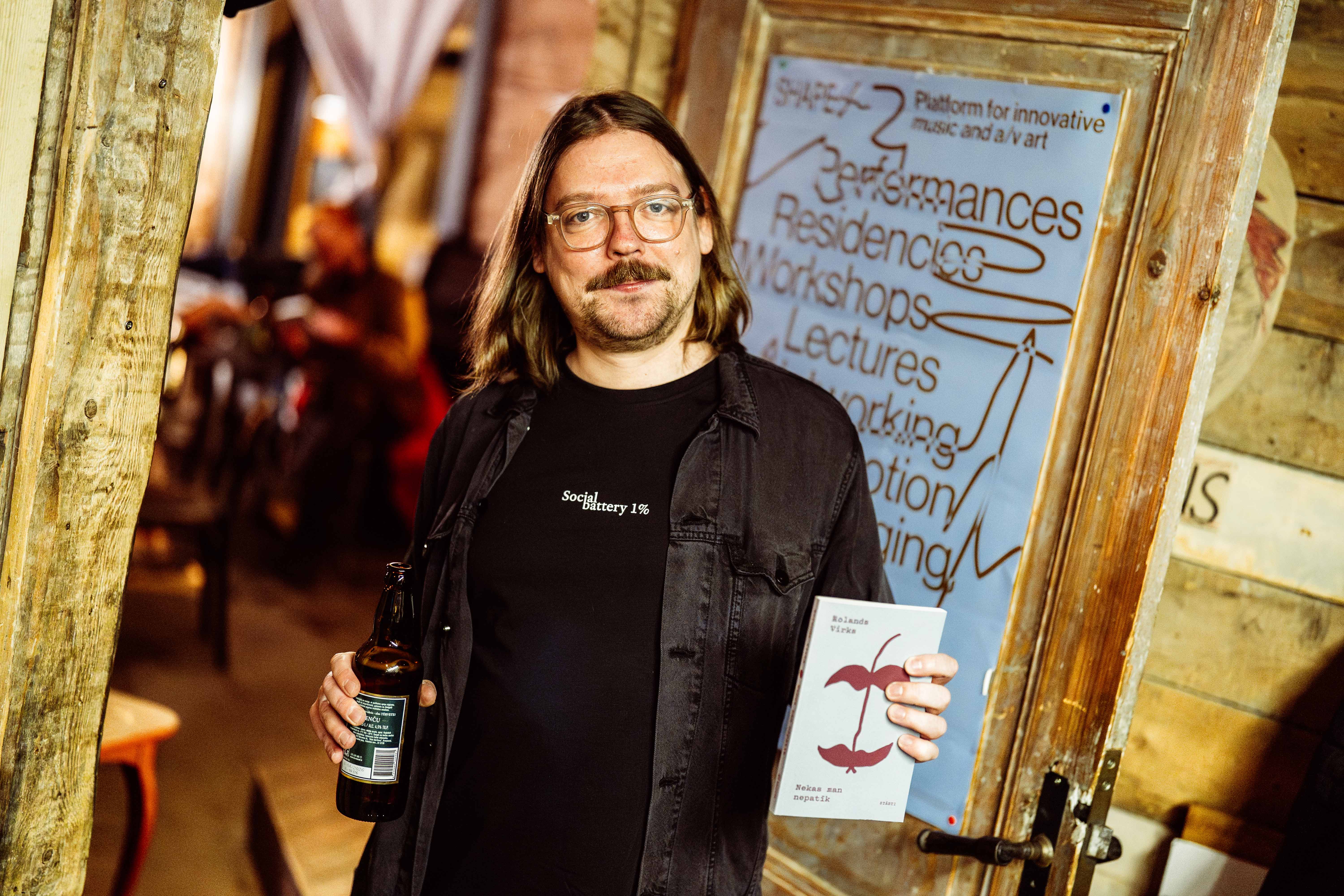 Rolanda Virka grāmatas "Nekas man nepatīk" atvēršanas svētki 29.01.2026. 
Foto: Jūlija Dibovska