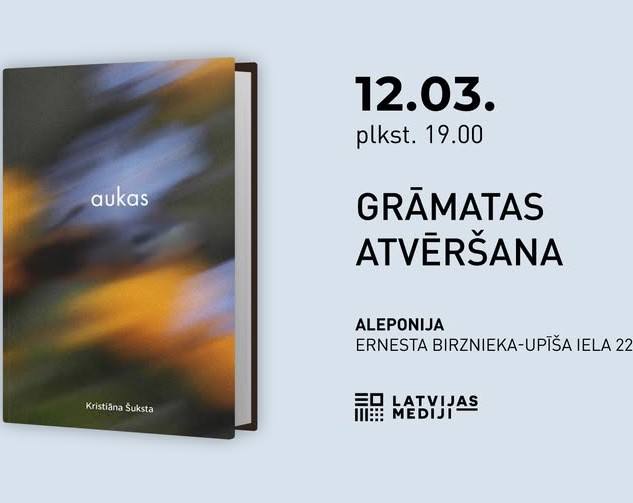 Kristiānas Šukstas dzejas krājuma "Aukas" atvēršana