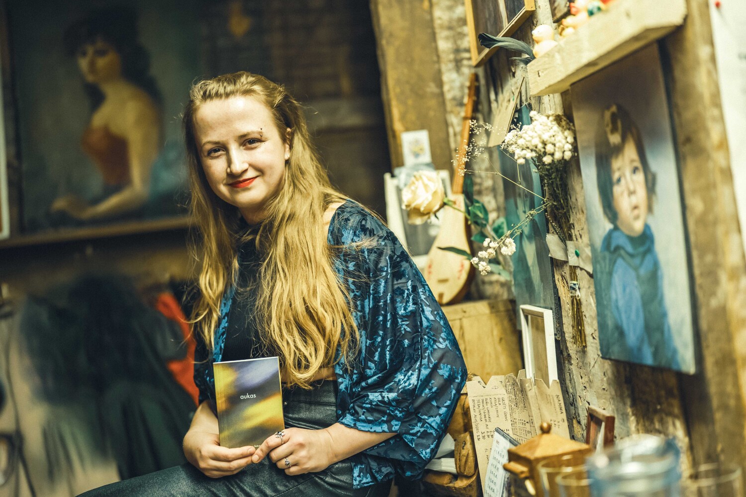 Kristiānas Šukstas dzejas krājuma "Aukas" atvēršanas svinības 12.03.2026. Foto: Jūlija Dibovska