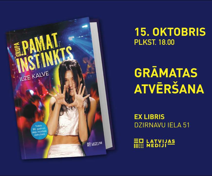 Grāmatas "Grupa "Pamatinstinkts"" atvēršana