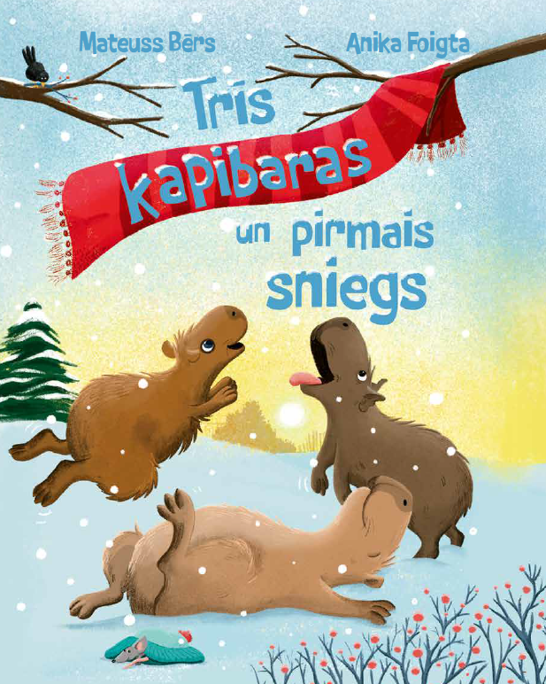 Trīs kapibaras un pirmais sniegs 